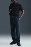 Nike Club Fleece Open Hem Sweatpant In Obsidian, Men's At Urban Outfitters