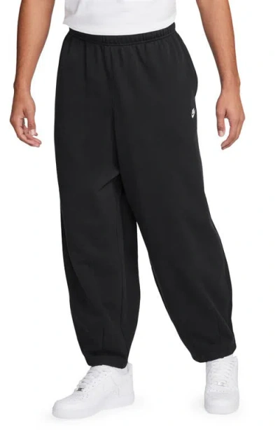 Nike Club Fleece Oversize Pants In Gray