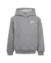 Nike Logo Hoodie In Dark Gray Heather