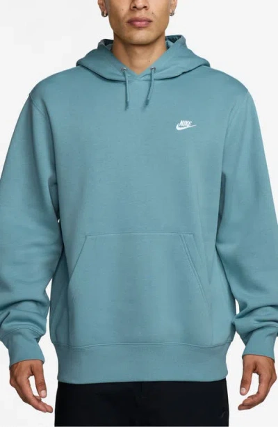 Nike Club Fleece Pullover Hoodie In Blue