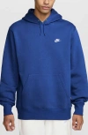 Nike Club Fleece Pullover Hoodie In Blue