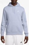 Nike Club Fleece Pullover Hoodie In Gray