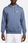 Nike Club Fleece Pullover Hoodie In Blue