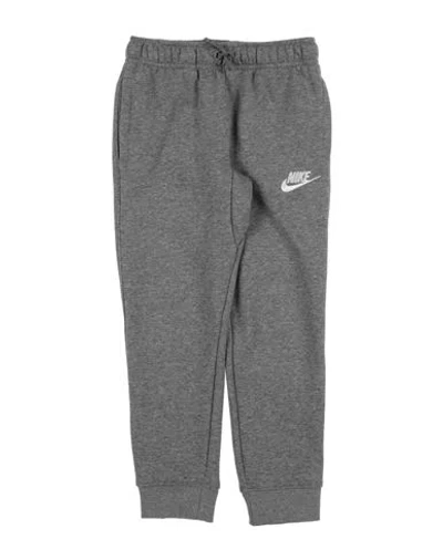 Nike Babies'  Club Fleece Rib Cuff Pant Toddler Boy Pants Grey Size 6 Cotton, Polyester