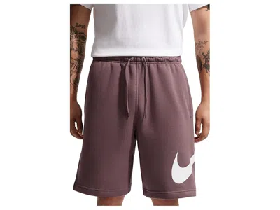 Nike Club Fleece Shorts In Purple