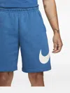 Nike Club Fleece Shorts In Blue