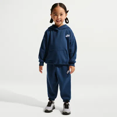 Nike Babies' Club Fleece Toddler Oversized 2-piece Set In Blue