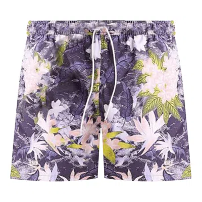 Pre-owned Nike Club Flow Shorts 'hydrangeas/dark Raisin/barely Grape/arctic Orange' | Multi-color | Men's Size