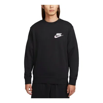 Nike Club French Terry Crew Sweatshirt (asia Sizing) 'black'