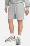 Nike Club French Terry Shorts In Gray