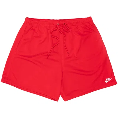 Pre-owned Nike Club French Terry Flow Shorts 'red' | Men's Size M