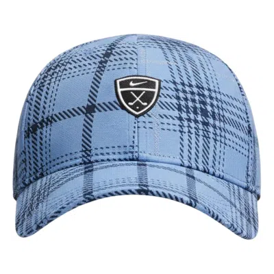 Nike Club Golf Plaid Cap 'work Blue Anthracite Black'