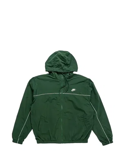 Nike Club Hooded Jacket In Green