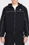 Nike Club Hooded Jacket In Black