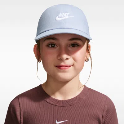 Nike Club Kids' Unstructured Futura Wash Cap In Blue