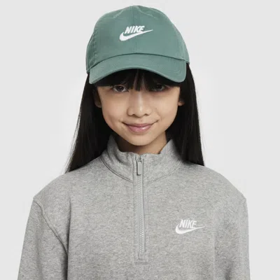Nike Club Kids' Unstructured Futura Wash Cap In Green