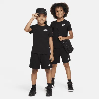 Nike Club Little Kids' Knit Shorts Set In Black