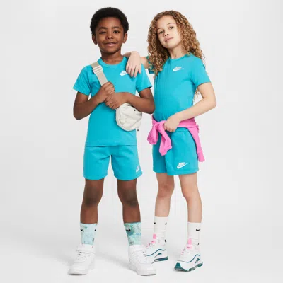 Nike Little Kids' 2-piece Knit Shorts Set In Green