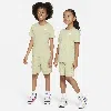 Nike Club Little Kids' Knit Shorts Set In Green