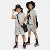 Nike Little Kids' 2-piece Knit Shorts Set In Grey