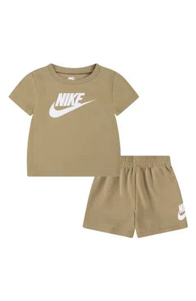 Nike Babies'  Club Logo T-shirt & Shorts Set In Multi