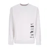 Nike Club Men's Crewneck Sweatshirt + Mlogo Brushed-back Crewneck Phantom In White
