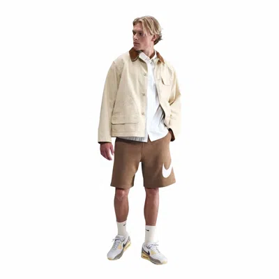 Nike Club Men's Fleece Shorts In Brown