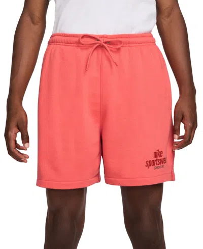 Nike Men's Club French Terry Flow Shorts In Obsidian,obsidian,university Gold