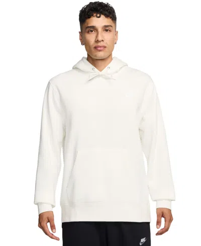 NIKE CLUB MEN'S PULLOVER FLEECE LOGO HOODIE