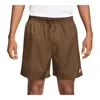 Nike Club Men's Woven Flow Shorts In Brown