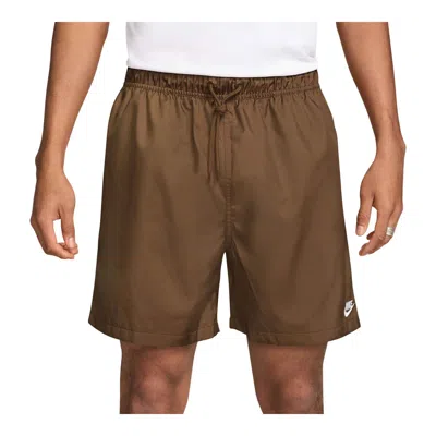 Nike Club Men's Woven Flow Shorts In Brown