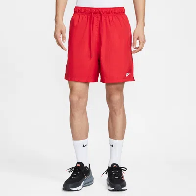 Nike Club Woven Flow Shorts In Red