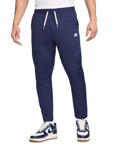 Nike Woven Tapered Leg Pants In Blue