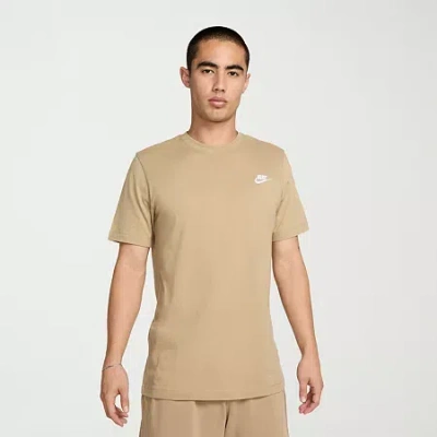 NIKE CLUB MENS CREW NECK SHORT SLEEVE REGULAR FIT BIG AND TALL GRAPHIC T-SHIRT