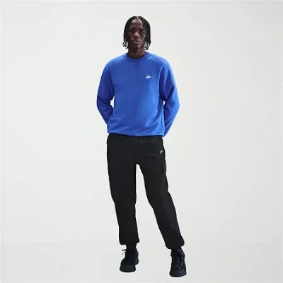 Nike Club Mens Relaxed Fit Active Cargo Pant In Black