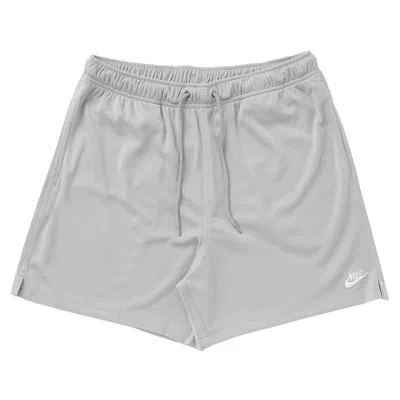 Pre-owned Nike Club Mesh Flow Shorts 'grey' | Men's Size L In Gray