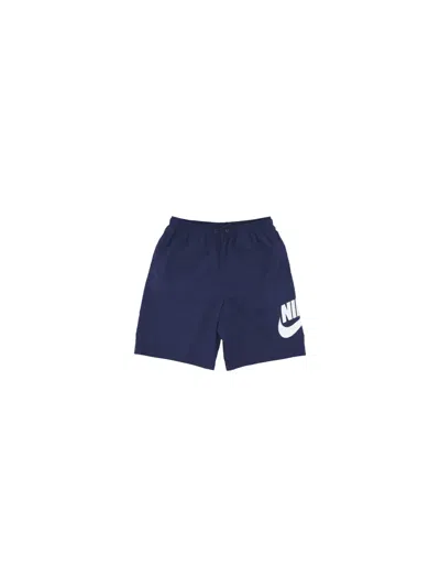 Nike Club "midnight Navy/white" Shorts In Blue