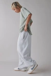 Nike Club Oversized Sweatpant In Birch Heather/white, Men's At Urban Outfitters In Multi