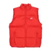 Nike Club Puffer Vest Men's Sleeveless Down Jacket University Red/white In University Red/white
