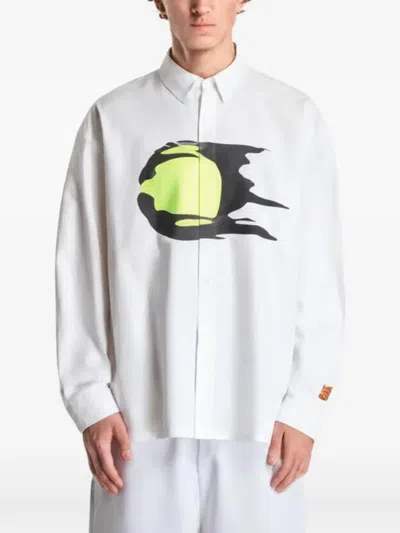 Nike Men S Club Rules Long-sleeve Oxford Top Summit In White
