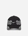 Nike Club Structured Og Flame Strapback Hat In Black