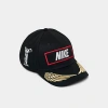 Nike Club Structured Racing Backstrap Hat In Black
