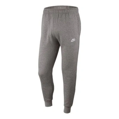 Nike Club Sweat Fleece Casual Sports Long Pants Gray Dark Gray