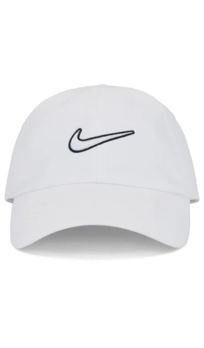 Nike Unisex Club Unstructured Swoosh Cap In White