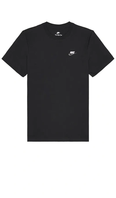 Nike Club Tee In Black