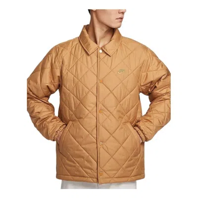NIKE NIKE CLUB THERMA-FIT JACKET 'BROWN'