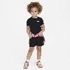 Nike Babies' Club Toddler Knit Shorts Set In Black