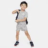 Nike Babies' Club Toddler Knit Shorts Set In Grey