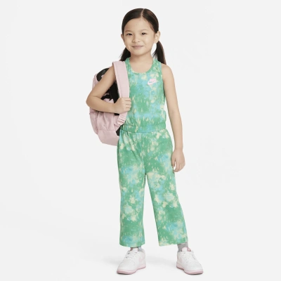 Nike Babies' Club Toddler Printed Jumpsuit In Green