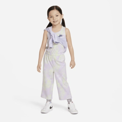 Nike Babies' Club Toddler Printed Jumpsuit In Purple